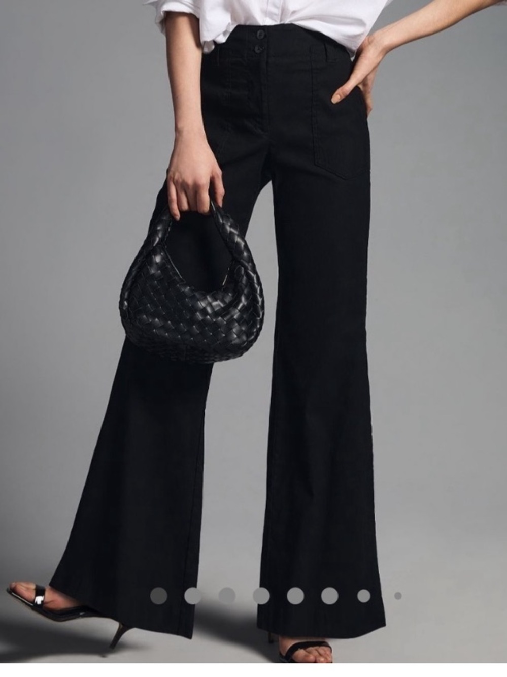 Maeve Naomi Wide-Leg Flare Pants